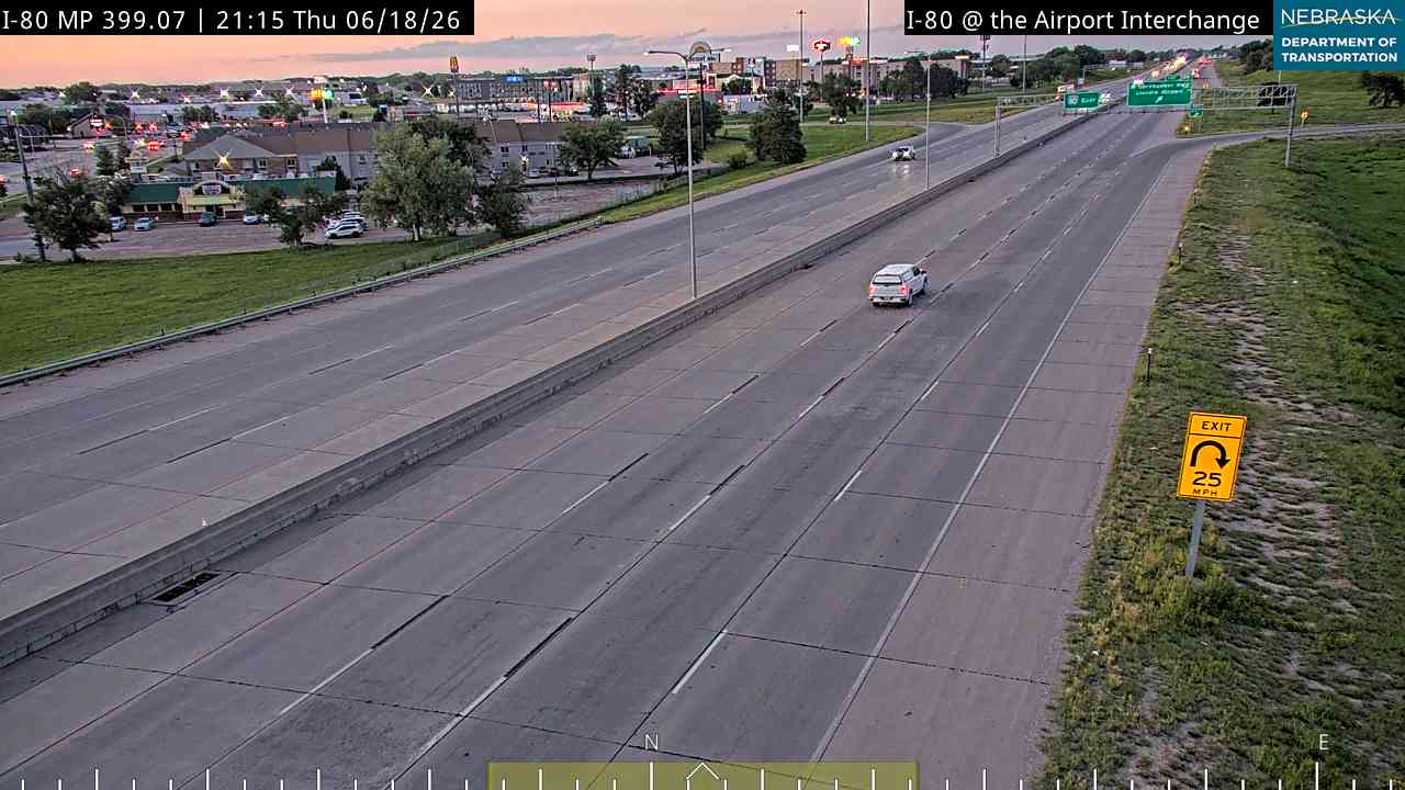 I-80: Lincoln Airport Exit
