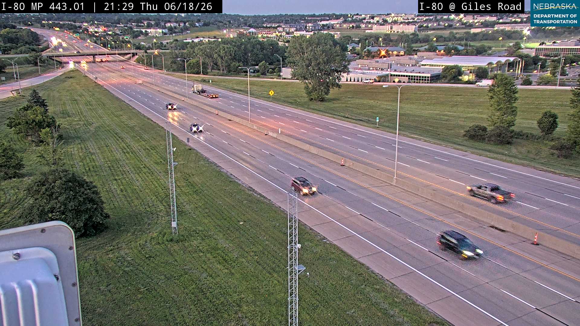 I-80: Giles Road Exit