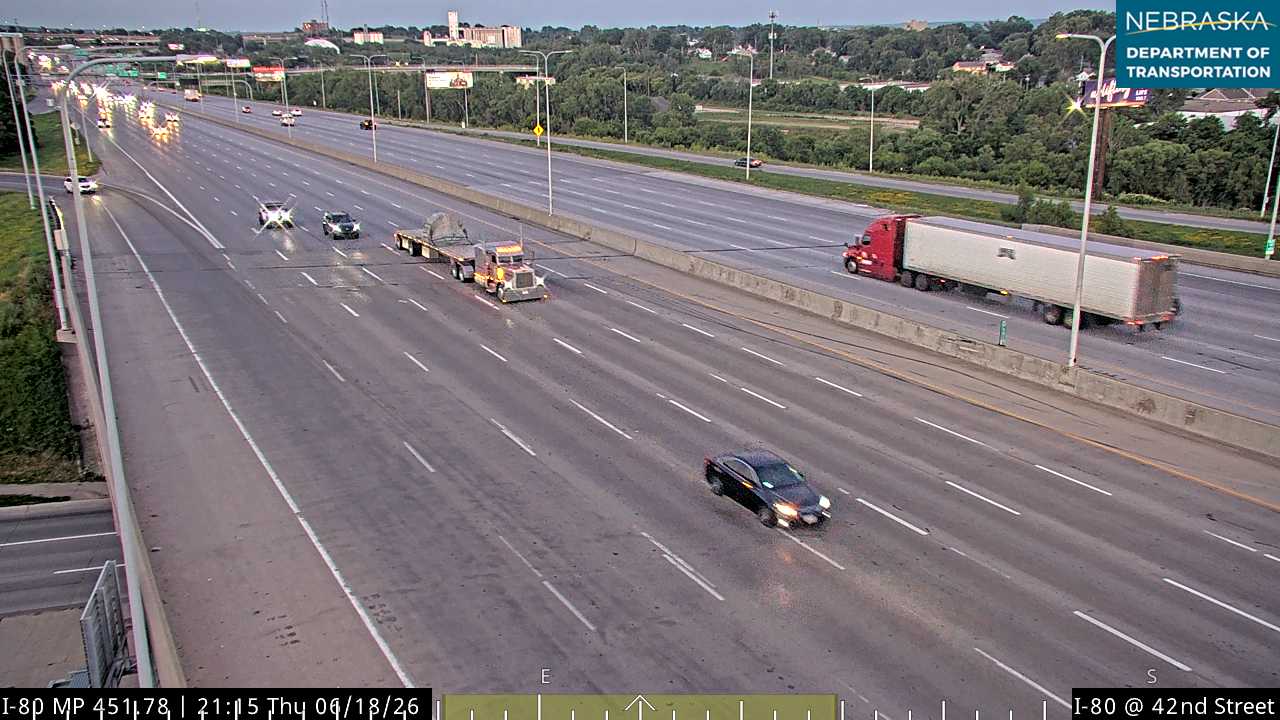 I-80: 42nd St in Omaha